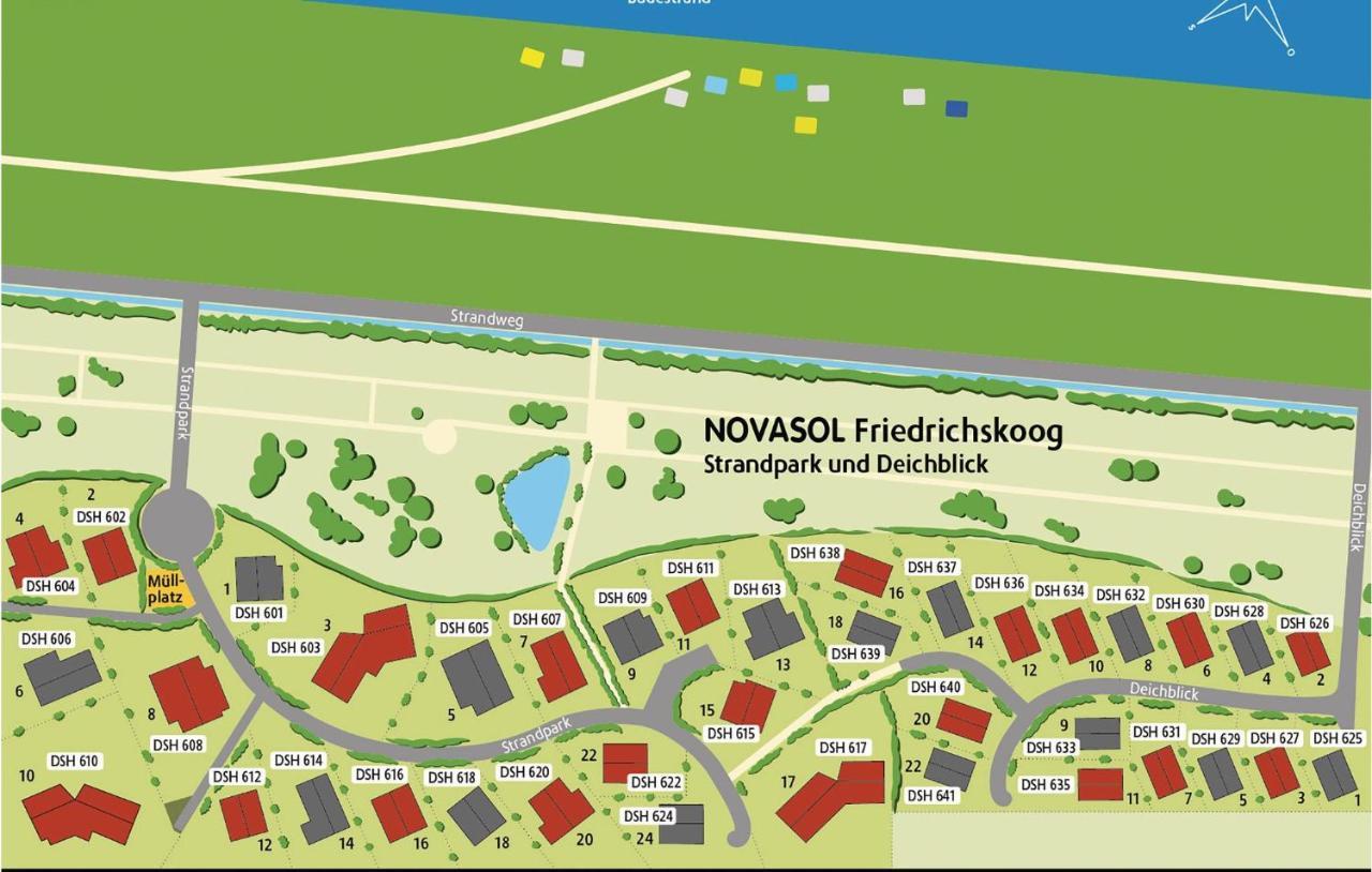Villa Friedrichskoog-Deichblick 14 Extérieur photo